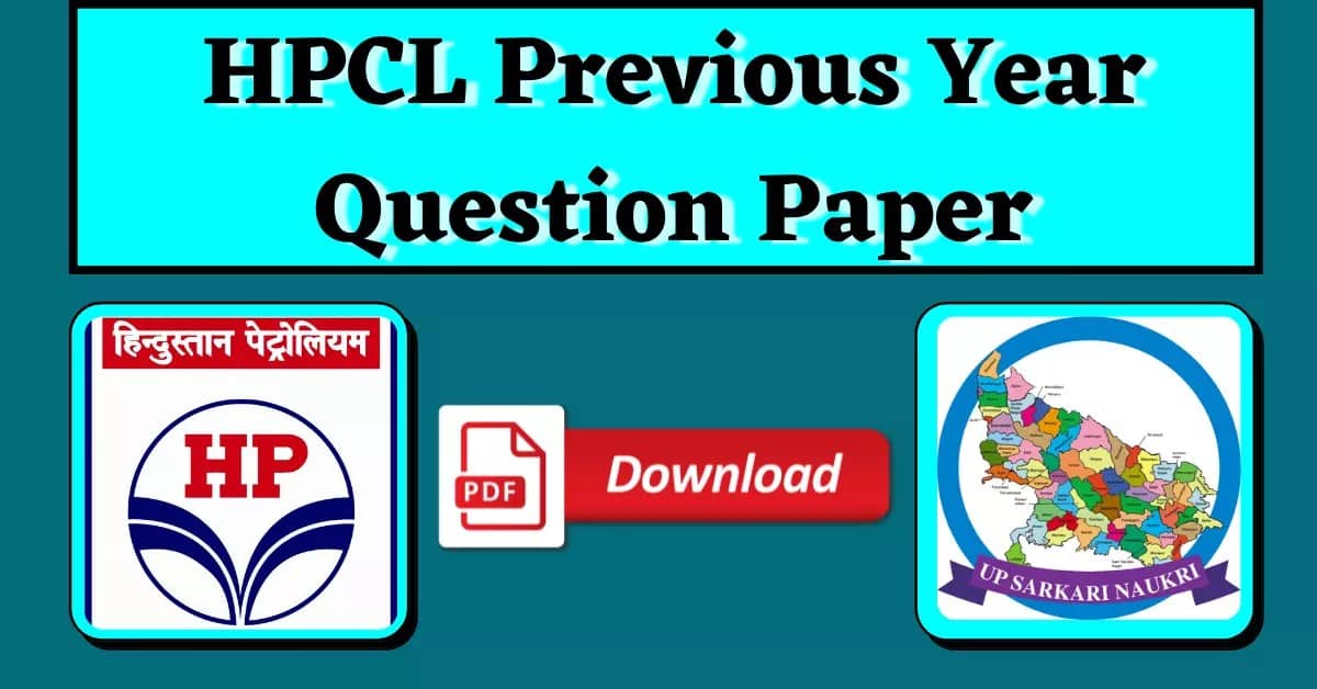 HPCL Previous Year Question paper