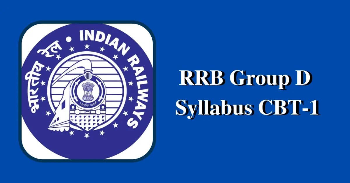 RRB Group D Syllabus CBT 1