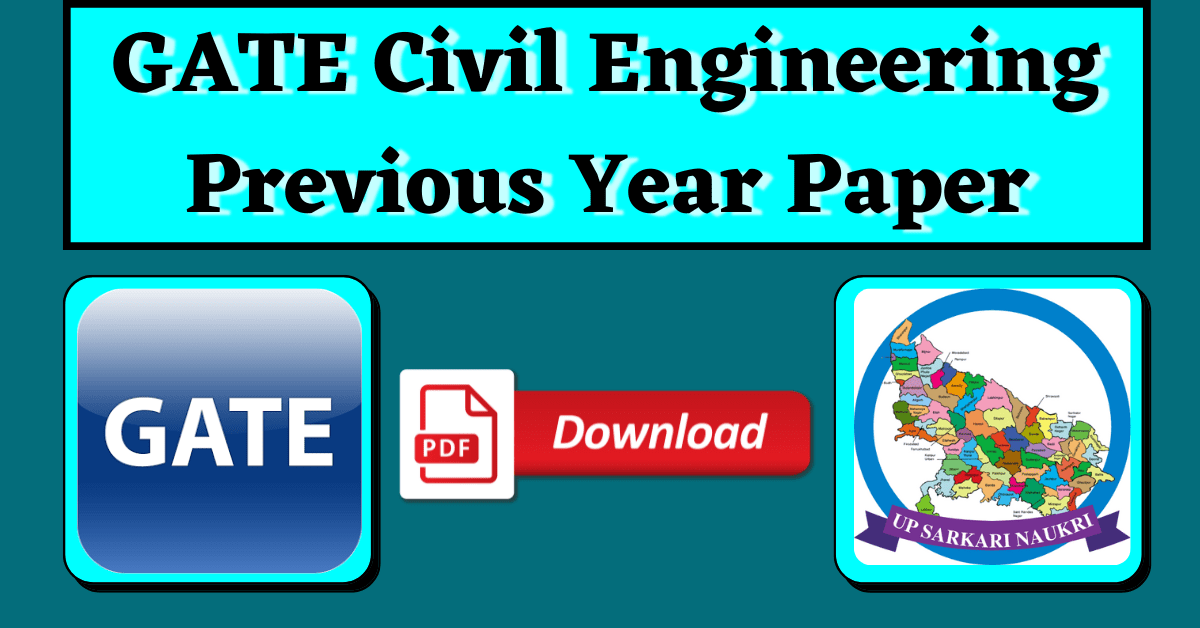 GATE Civil Engineering Previous Year Paper