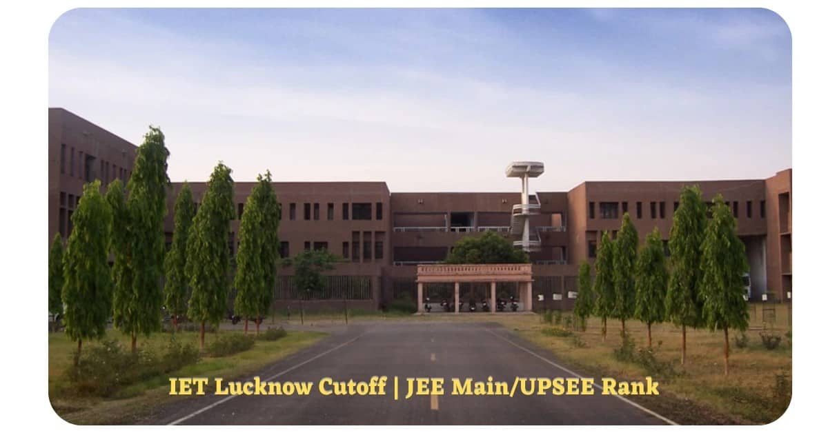 IET Lucknow Cutoff