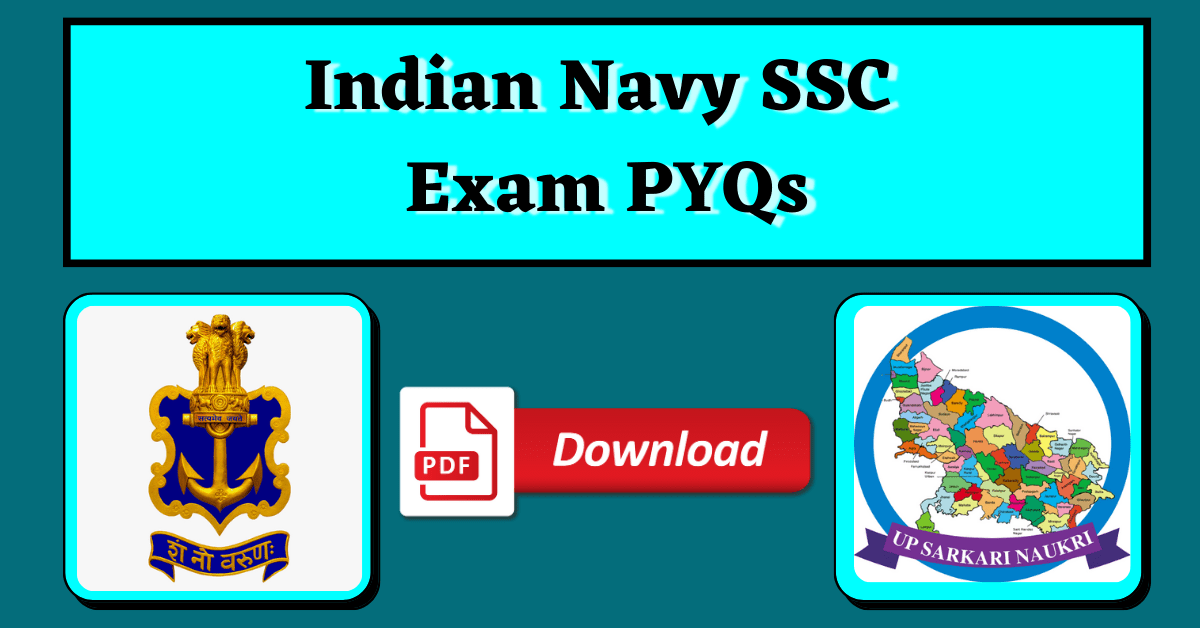 Indian Navy SSC Exam PYQs