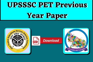 [PDF] UPSSSC PET Previous Year Paper Download