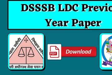 [PDF] DSSSB LDC Previous Year Paper in Hindi & English