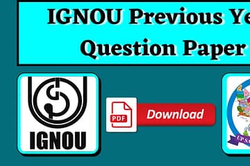 IGNOU Previous Year Question Paper | UP Sarkari Naukri