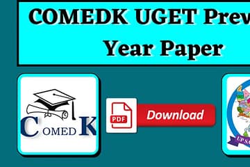 COMEDK UGET Previous Year Paper