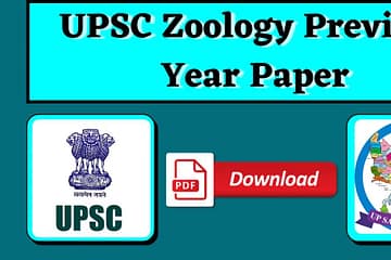 UPSC Zoology Previous Year Paper