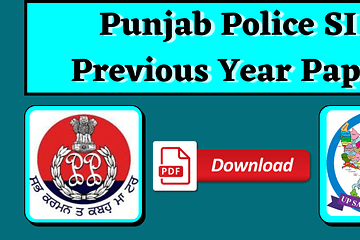 Punjab Police SI Previous Year Paper
