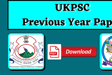 UKPSC Previous Year Question Paper