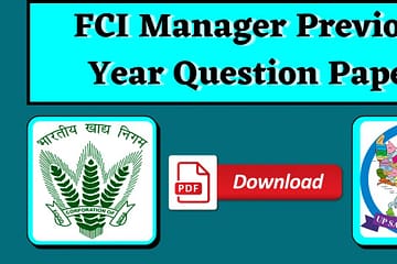FCI Manager Previous Year Question Paper