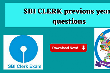 SBI Clerk exam pyqs