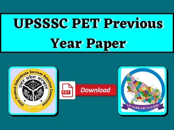 [PDF] UPSSSC PET Previous Year Paper Download