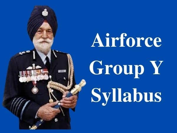 Airforce Y Group Syllabus