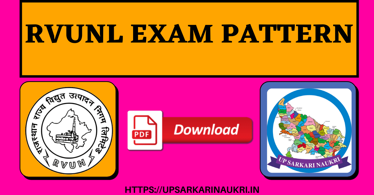 RVUNL Exam Pattern Previous Question Papers PDF Download
