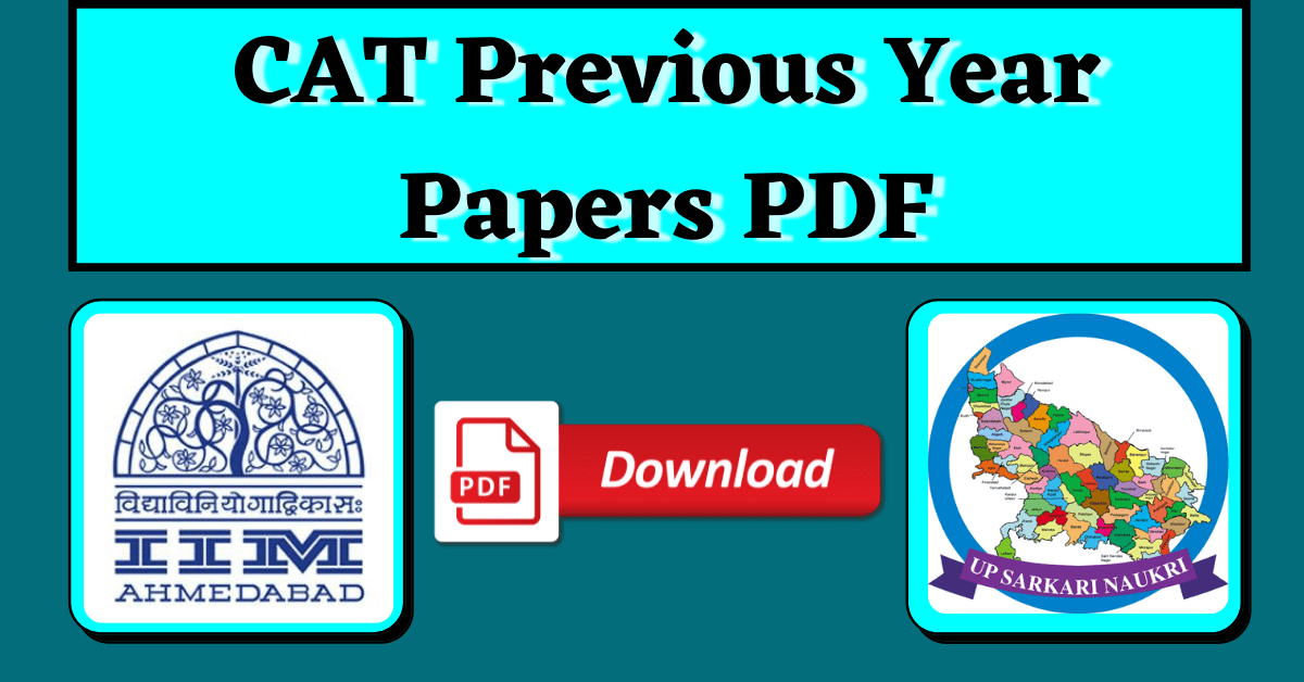 CAT Previous Year Papers Book PDF