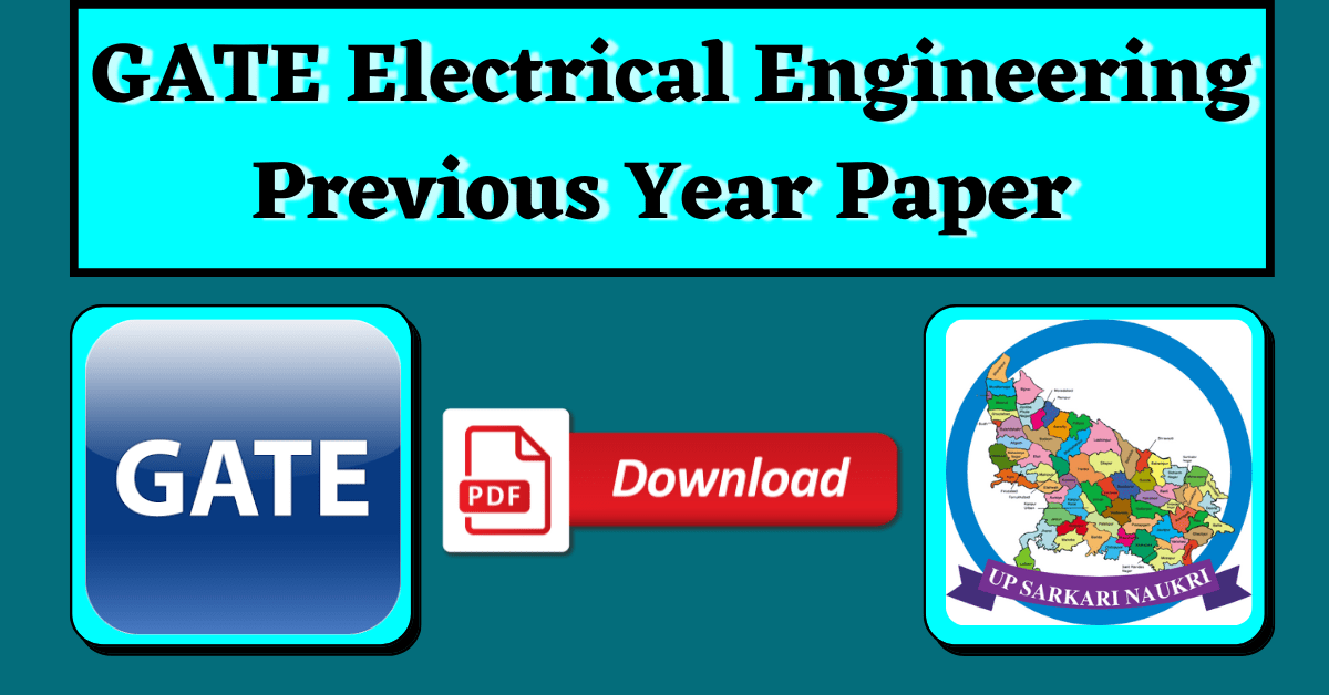 GATE Electrical Engineering Previous Year Paper 2023