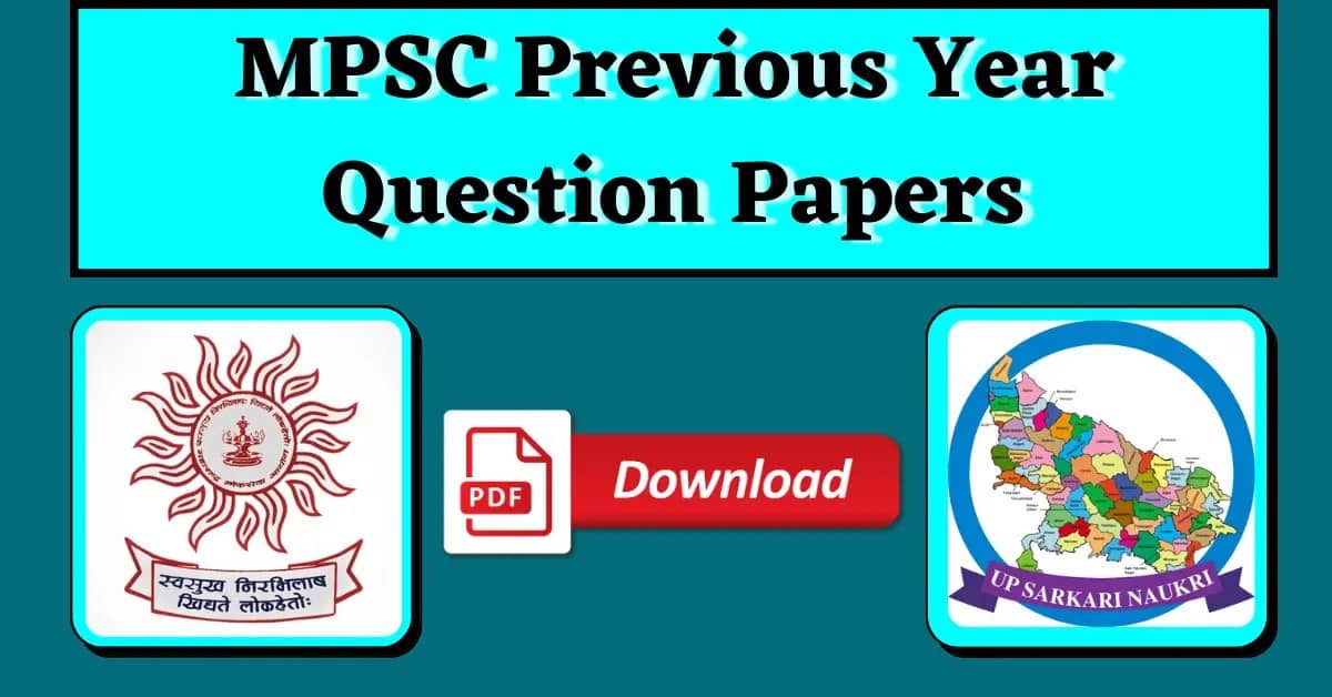 MPSC Previous Year Question Paper