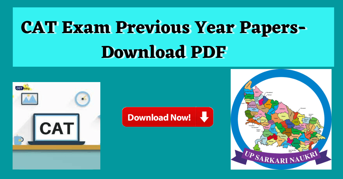 CAT Previous Year Papers- Download Free PDFs