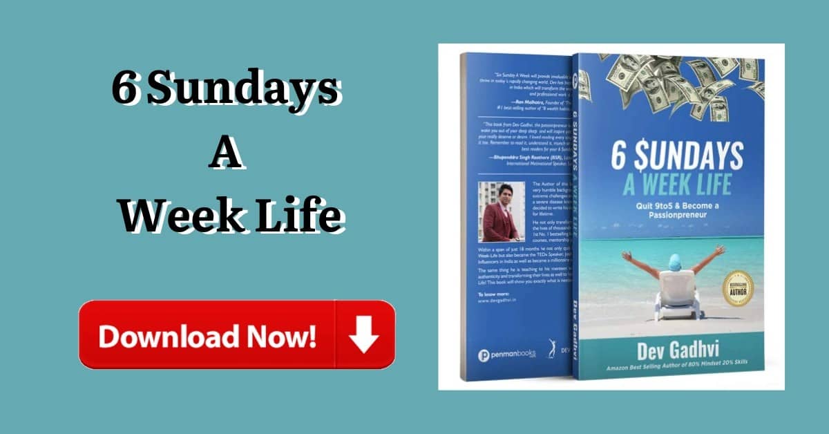 6 Sundays A Week Life PDF Download